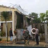 Di Terjang Angin Puting Beliung Rumah warga Alami Kerusakan di Ciampea Kabupaten Bogor