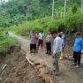 Hujan Deras Akibatkan Jalan Penghubung Desa Malasari Kecamatan Nanggung Kabupaten Bogor Alami Longsor