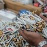 Razia Gabungan Satpol PP, Kanwil BEA Cukai Serta TNI-POLRI, Amankan Ratusan Bungkus Rokok Ilegal Tanpa Cukai