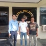 CPMI (Calon Pekerja Migran Indonesia) Aldy Asal Indramayu Bersama Kuasa Hukumnya Melaporkan Oknum Sponsor Ke Polisi