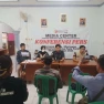 Konferensi Pers Persiapan Pengawasan Distribusi Logistik Panwaslu Kecamatan Kroya Pada Pemilu 2024