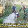 Sertu Wandi Koramil surade Dorong Hanpangan Uji Coba Pompa Air di Poktan Cilalay Bodas Desa Citanglar