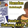 Dukung Asep Japar, Hamdan Pasukan Bungkreng: Asep Japar Lanjutkan Kebaikan