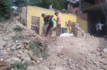 Telah Terjadi Rumah Ambruk di Desa Sukamukti Kecamatan Waluran Kabupaten Sukabumi