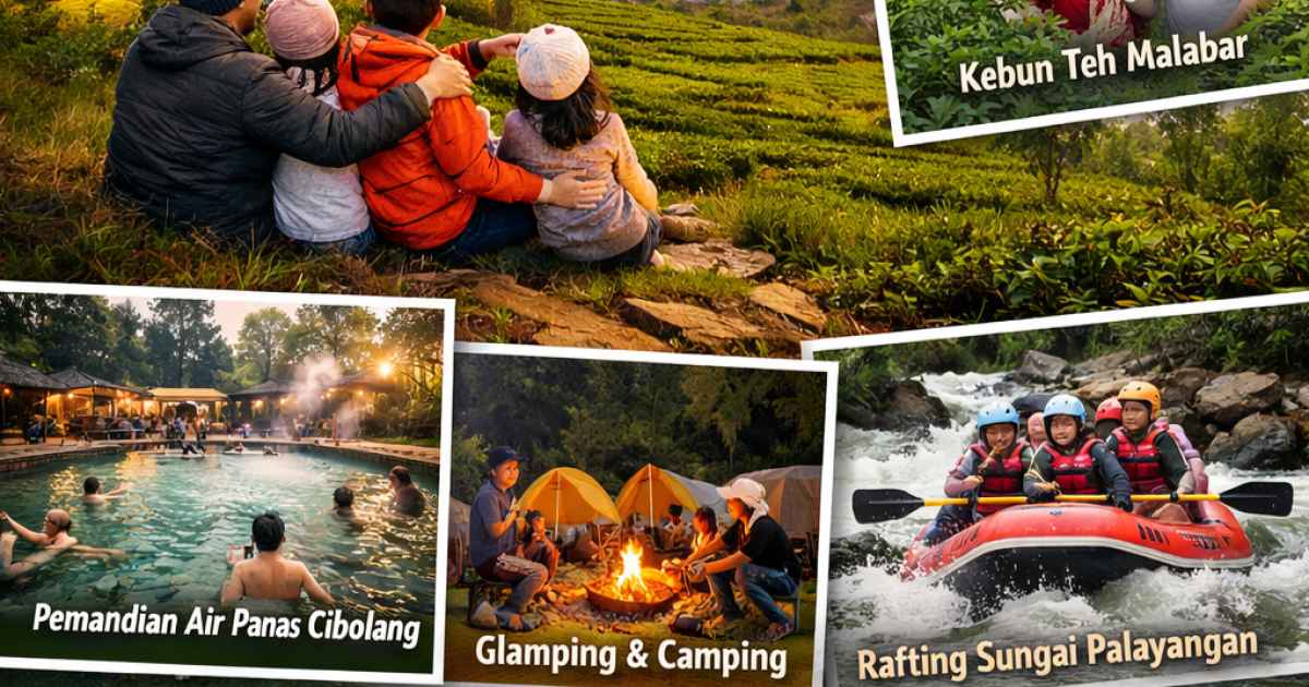 Pangalengan Jadi Favorit Libur Tahun Baru, Wisata Alam Cocok untuk KeluargarnrnPhoto :AI