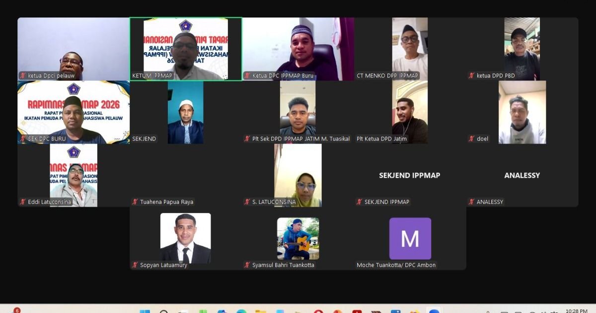 Rapat Pimpinan Nasional (Rapimnas) DPP IPPMAP, Sabtu (3/1/2026).