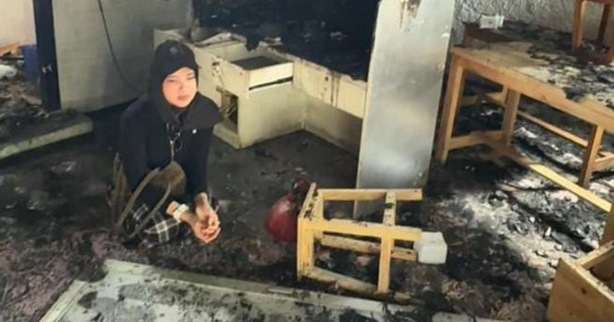 Pedagang mengaku mengalami kerugian mencapai seratus juta rupiah.