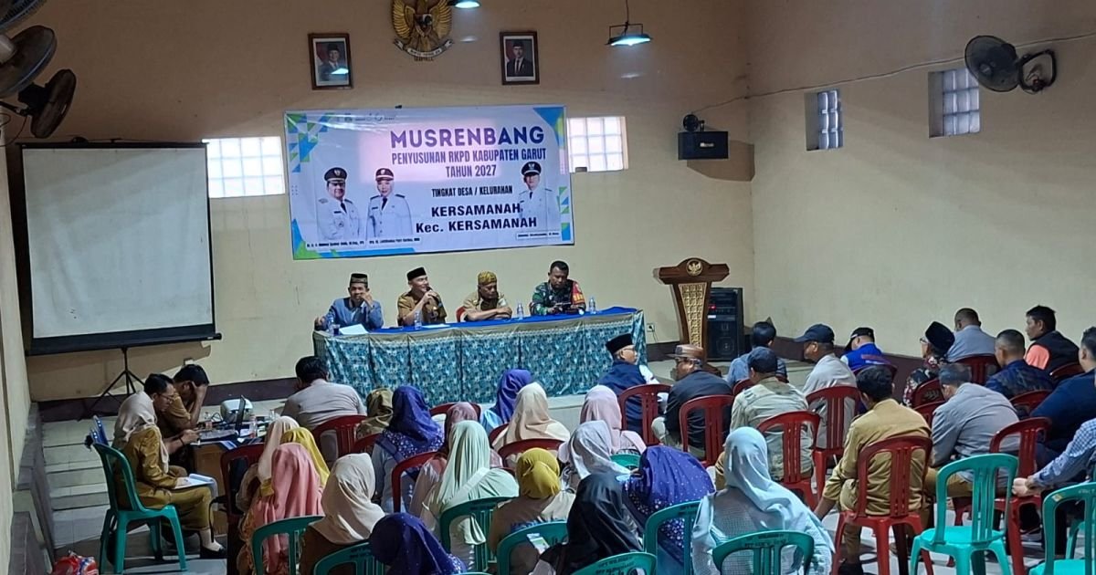 Dana Desa Anjlok Jadi Rp350 Juta, Kersamanah Garut Tetap Gelar Musrenbang 2026