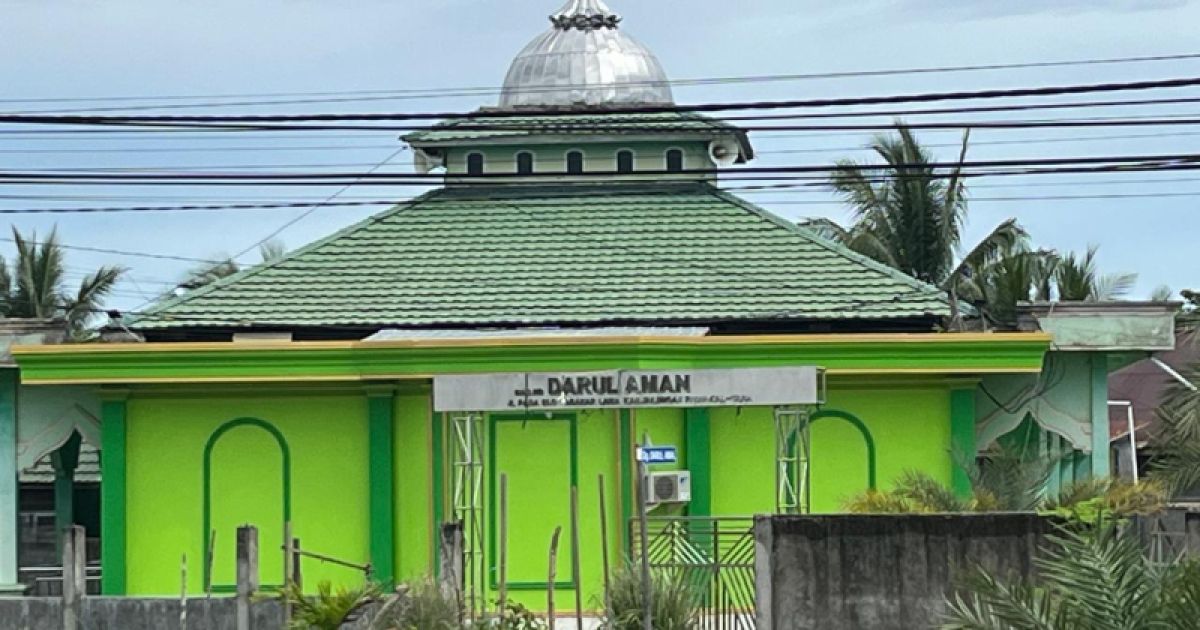 Masjid Darul Aman Agam Sumbar.poto berbagai sumber.
