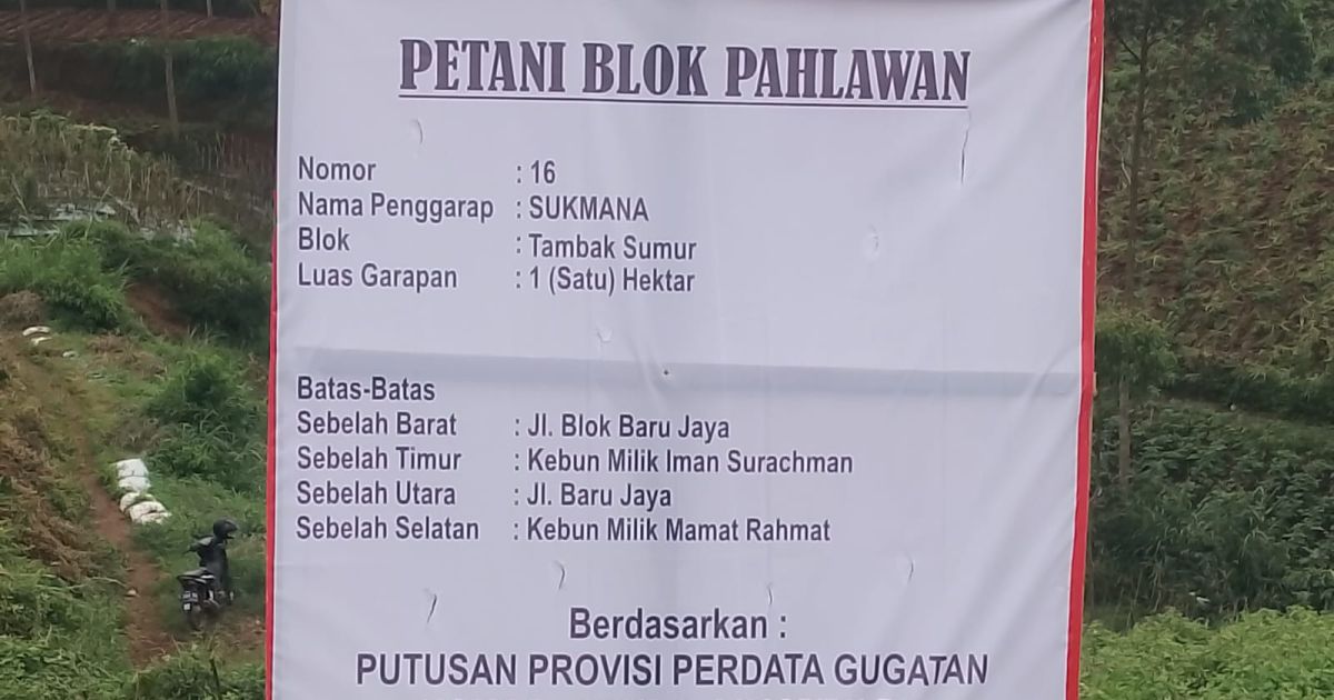 Kondisi terbaru di kawasan PTPN I Regional 2 Kebun Malabar, Kecamtan Pangalengan Kabupaten Bandung.