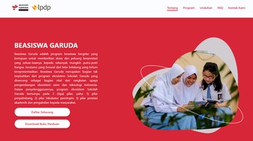 Pendaftaran Beasiswa Garuda S1 masih dibuka hingga 15 Maret 2026. Ketahui ketentuan pascastudi sebelum mendaftar. Foto: Tangkapan Layar/Beasiswa Garuda Kemdiktisaintek