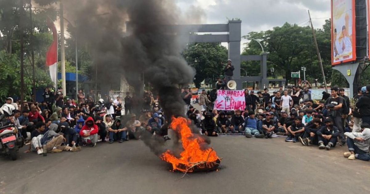 Demo RMB di Pemkab Bogor, Tuntut Pembatalan Pokir Rp120 M untuk Videotron