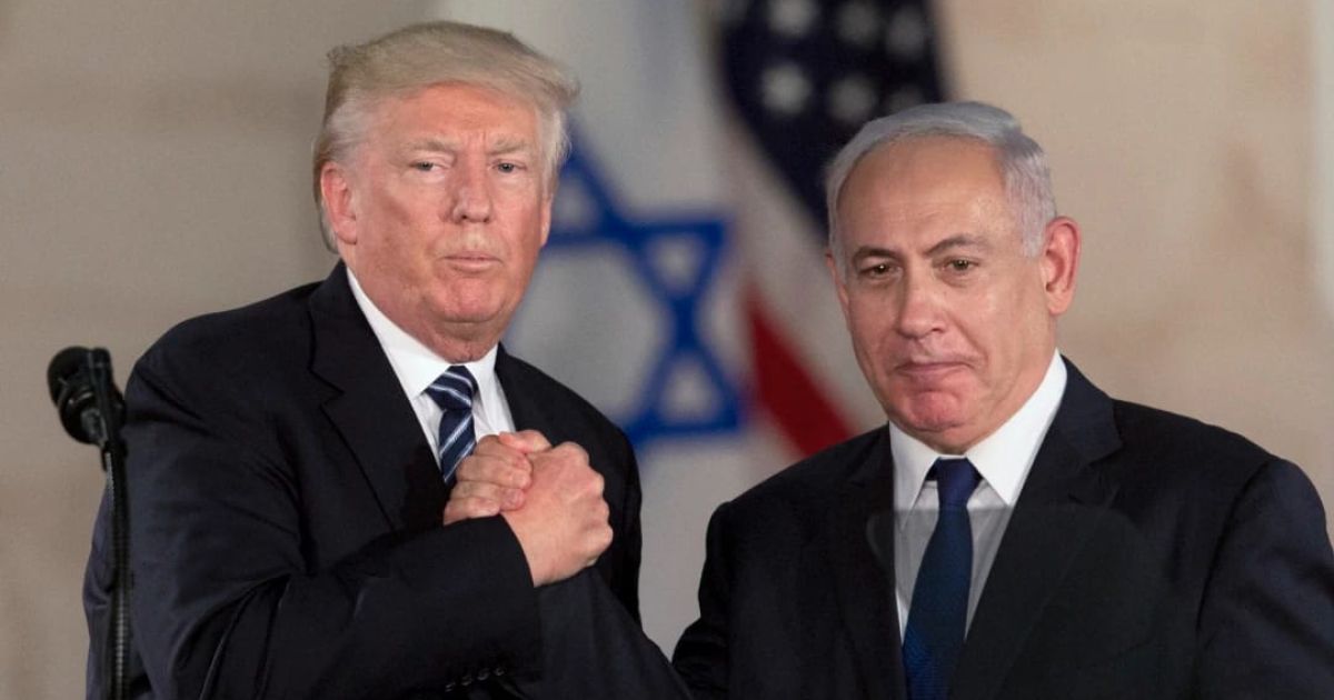 Presiden AS Donald Trump dan PM Israel Benjamin Netanyahu. (Foto: AP)