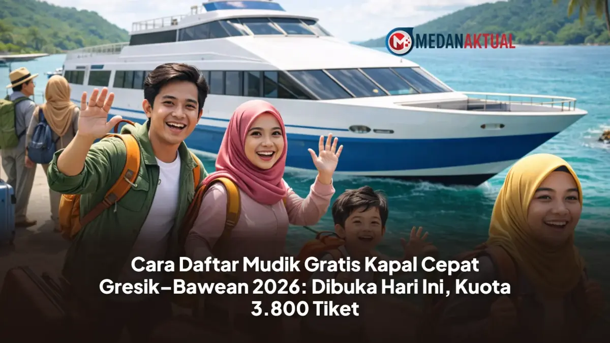 Cara Daftar Mudik Gratis Kapal Cepat Gresik–Bawean 2026: Dibuka Hari Ini, Kuota 3.800 Tiket