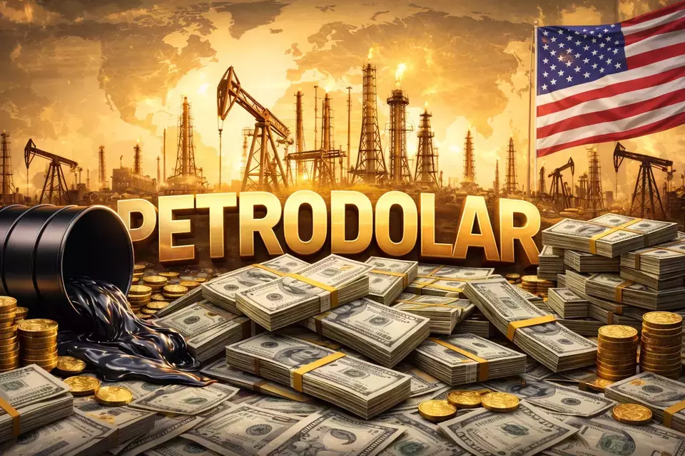 Ilustrasi petrodolar. (AI)