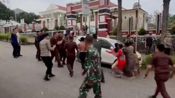 Tahanan di Tebo kabur usai direbut keluarga hingga serang petugas  (Foto: Istimewa)