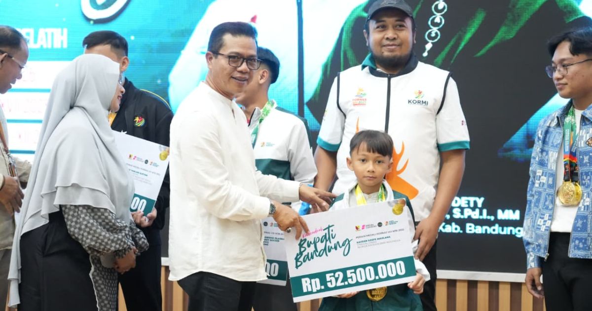 Bawa Nama Harum Daerah di FORNAS, Pegiat KORMI Kab.Bandung Dapat Apresiasi dari Bupati