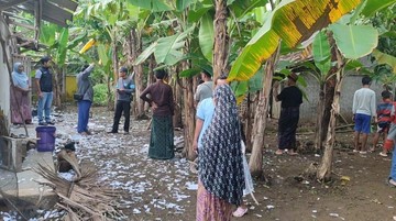 Lokasi ledakan petasan jumbo di Pangandaran, Jumat (6/3/2026). (Foto: Istimewa)