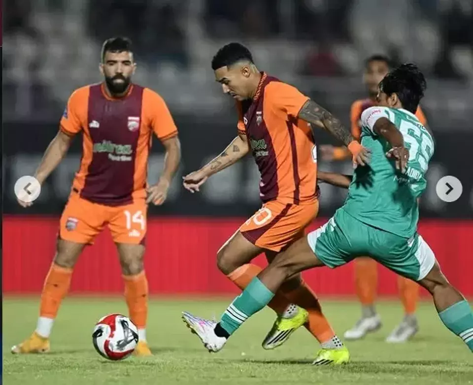 Borneo FC mengalahkan Persebaya dengan skor telak 5-1.  (Instagram/@borneofc)