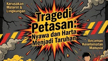 Infografik tragedi petasan di Jawa Barat (Foto: NotebookLM)