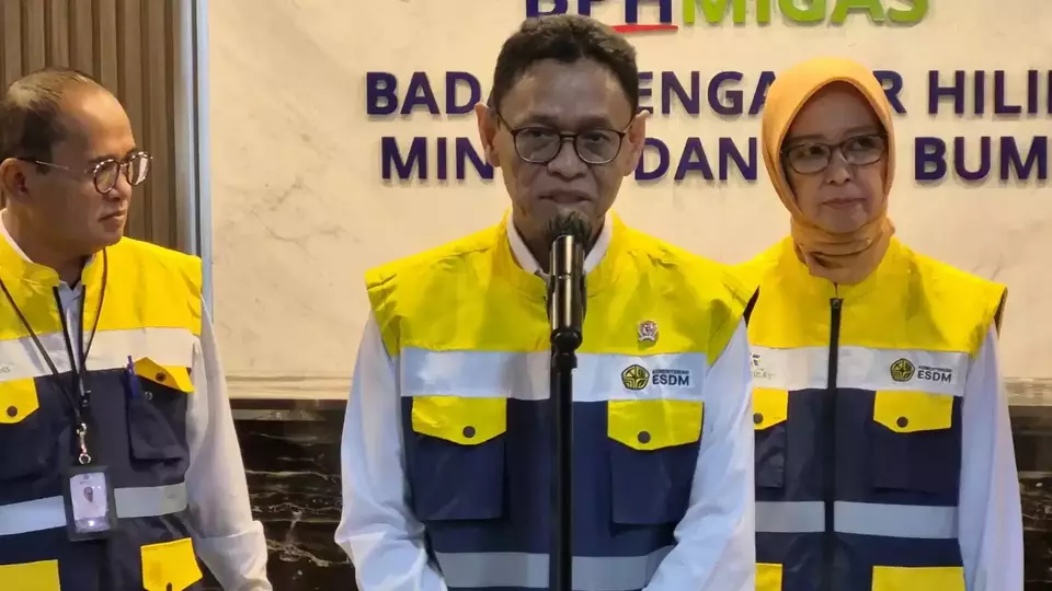 Wakil Menteri Energi dan Sumber Daya Mineral (ESDM) Yuliot Tanjung saat membuka Posko Nasional Sektor ESDM Ramadan dan Idulfitri 1447 Hijriah, Kamis, 12 Maret 2026.  (Beritasatu.com/Bambang Ismoyo)