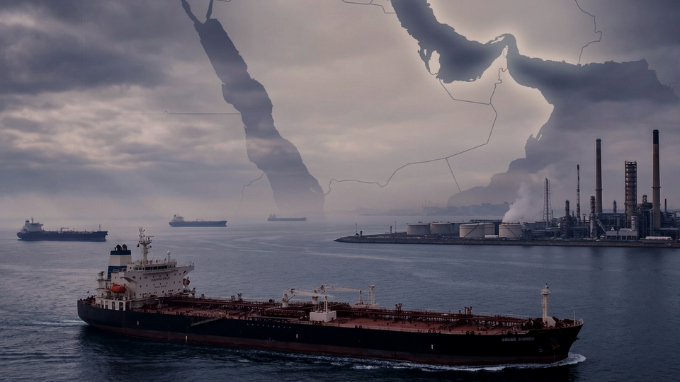 Ilustrasi kapal tanker minyak di jalur pelayaran Selat Hormuz (Doc/IST)