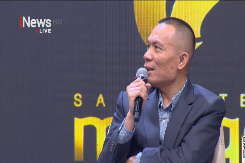 DPP Pro Jokowi Freddy Damanik menyangkal framing adu domba yang dilakukan mantan Presiden Jokowi dalam kasus tudingan ijazah palsu. Hal ini setelah Rismon Sianipar meminta maaf kepada Jokowi di kediamannya Solo. Foto: Dok Sindonews