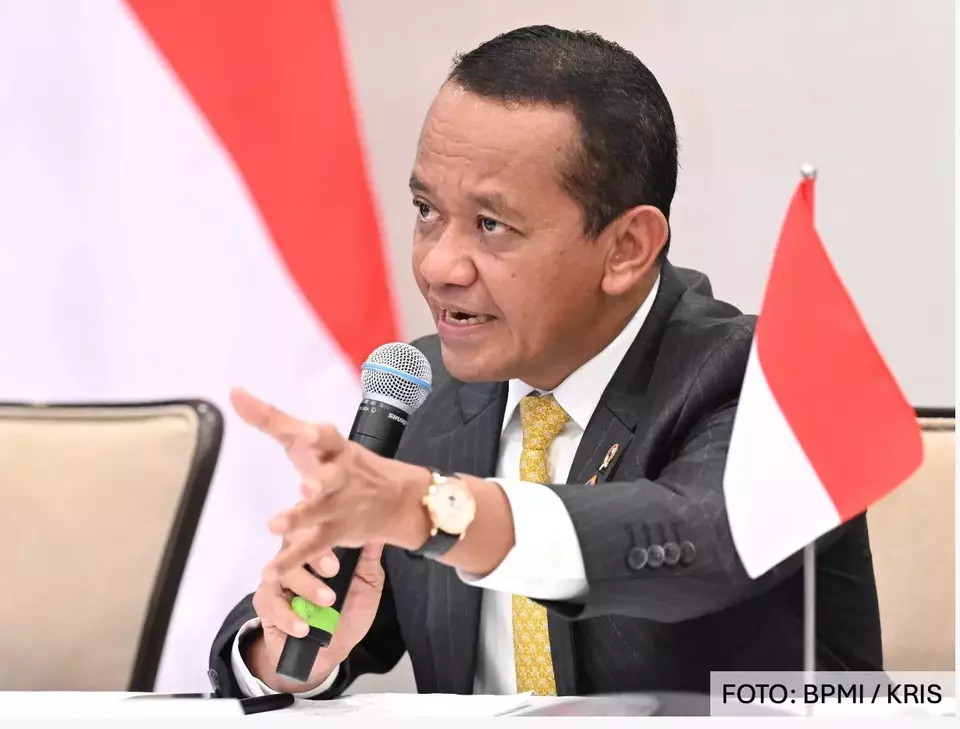 Menteri Energi dan Sumber Daya Mineral (ESDM) Bahlil Lahadalia. (BPMI/Istimewa)