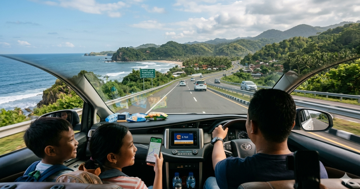 Ilustrasi Mudik (Gemini AI)