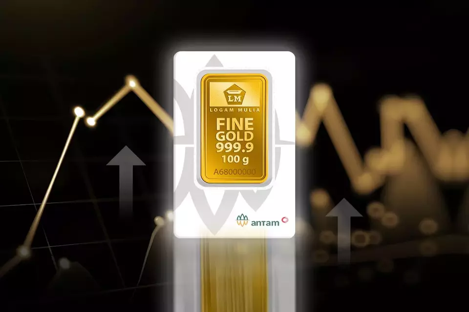 Ilustrasi emas Antam (Loham Mulia Antam)