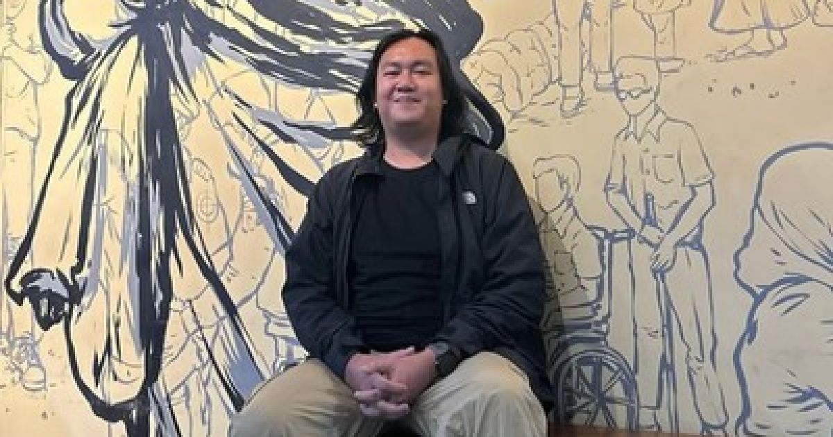 Wakil Koordinator KontraS Andrie Yunus (27) sudah stabil setelah menjalani serangkaian tindakan medis pasca-disiram air keras.(Foto: Tangkapan layar instagram @aandrieyunus via CNN Indonesia)