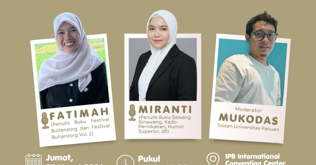 Diskusi Penulis di Bogor Book Fair 2026: Mengulik Suka Duka Penulis Lepas vs Komunitas