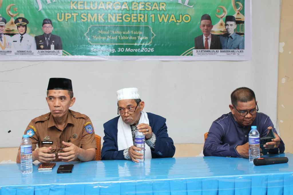 Perkuat Fondasi Pendidikan: SMKN 1 Wajo Gelar Halal Bi Halal Pasca-Idulfitri