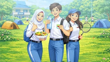 Pendaftaran Kemah Sekolah Sehat untuk anak SMK 2026. Foto: Instagram/Direktorat SMK