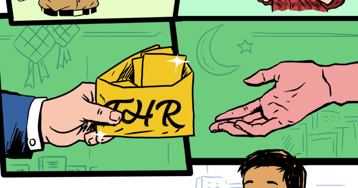 Ilustrasi Tunjangan Hari Raya (THR) (Foto Bloomberg Technoz/Arie Pratama)