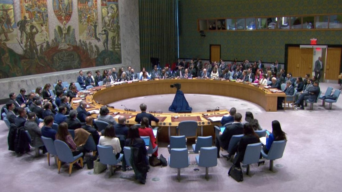 Foto: Dewan Keamanan PBB. (Tangkapan Layar Video Reuters)