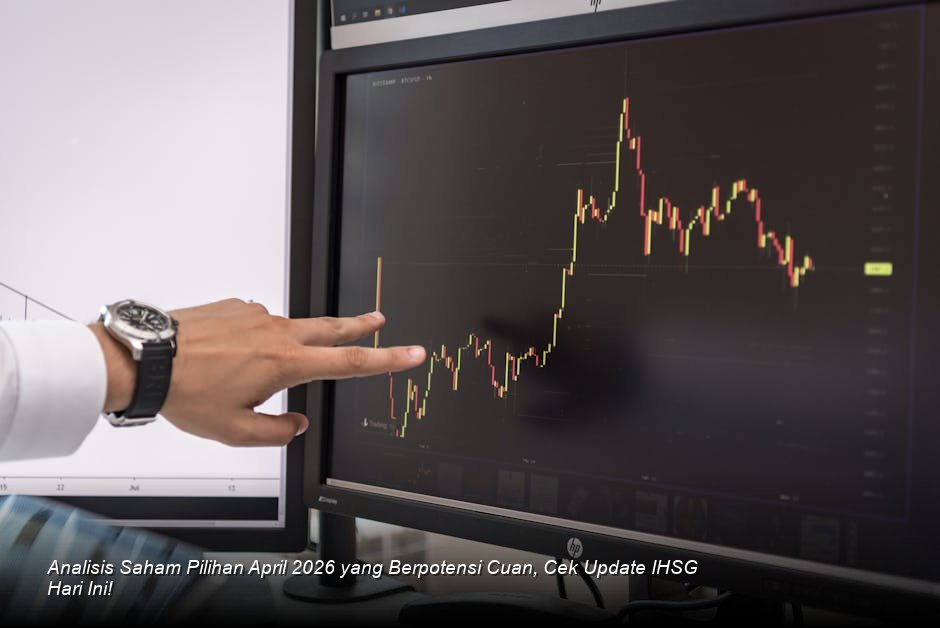 Tampilan chart candlestick berwarna hijau cerah yang menunjukkan tren kenaikan kuat di Bursa Efek Indonesia.