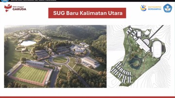 Penampakan SMA Unggul Garuda Baru di Kalimantan Utara. Foto: YouTube/Kemdiktisaintek