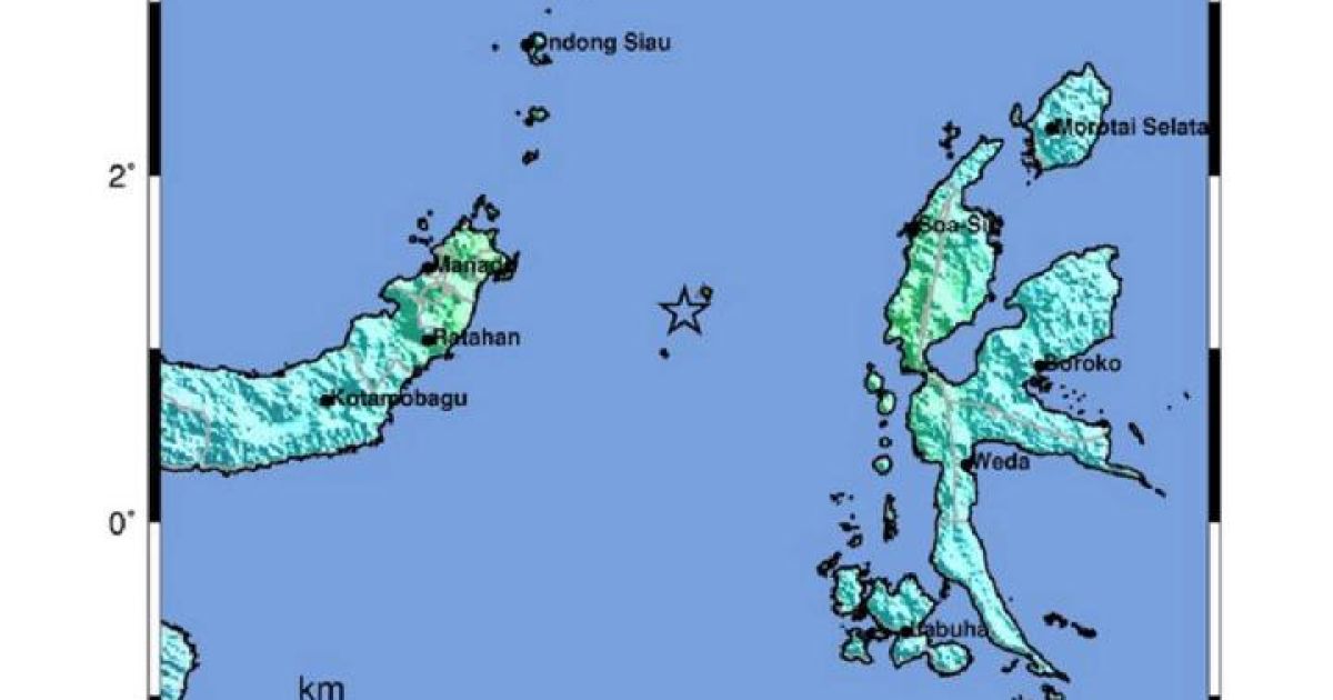 Gempa Bitung (dok. BMKG)
