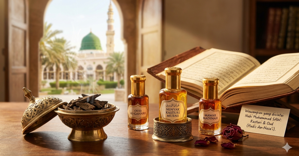 Ilustrasi Wewangian Nabi Muhammad (Foto: AI)