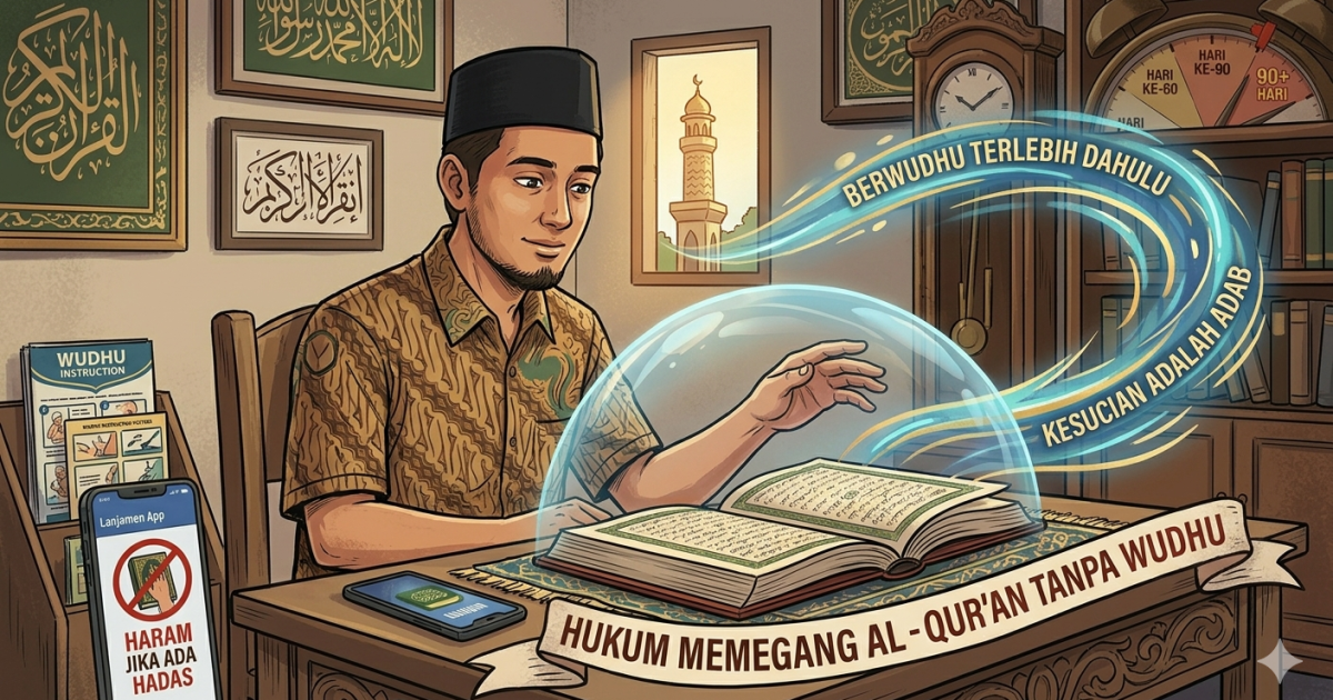 Menguak Batasan Fisik Menyentuh Mushaf Suci, Bagaimana Pandangan Fikih Terhadap Orang Tanpa Wudhu?