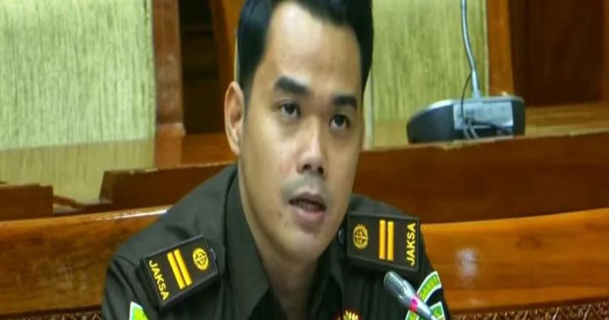 Potret jaksa Wira Arizona. (Foto: tangkapan layar TV Parlemen)