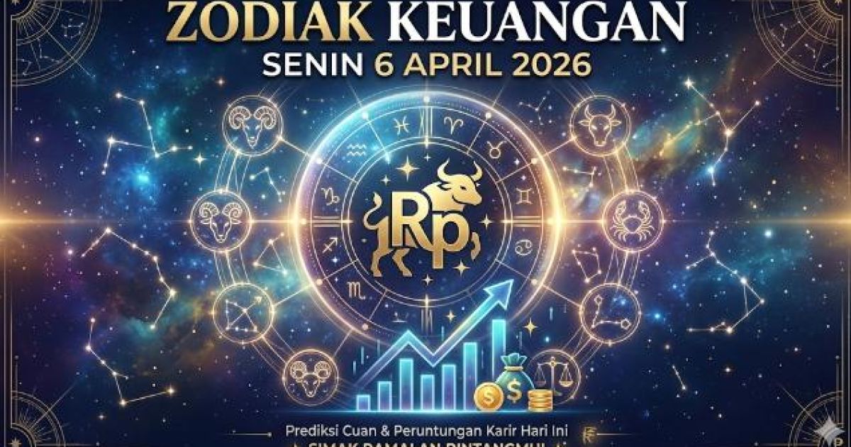 Ilustrasi zodiak keuangan 6 April 2026 (foto: AI)