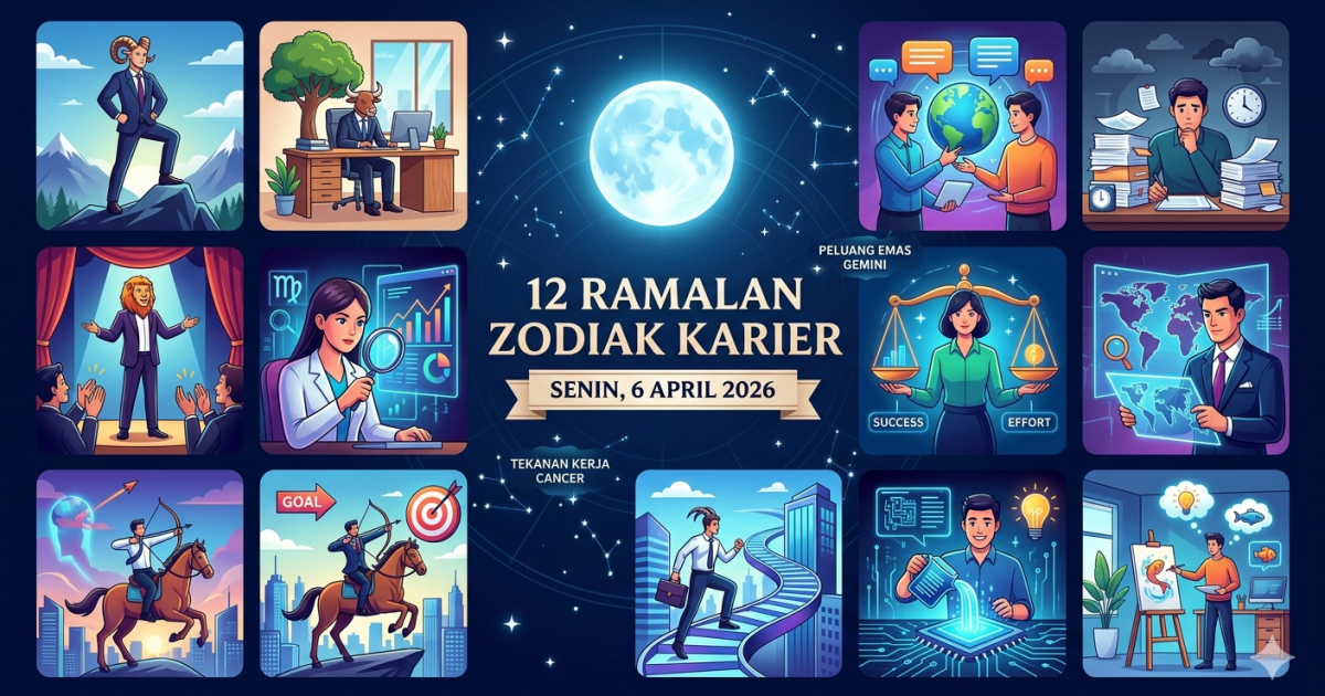 12 Ramalan Zodiak Karier (Foto: AI)