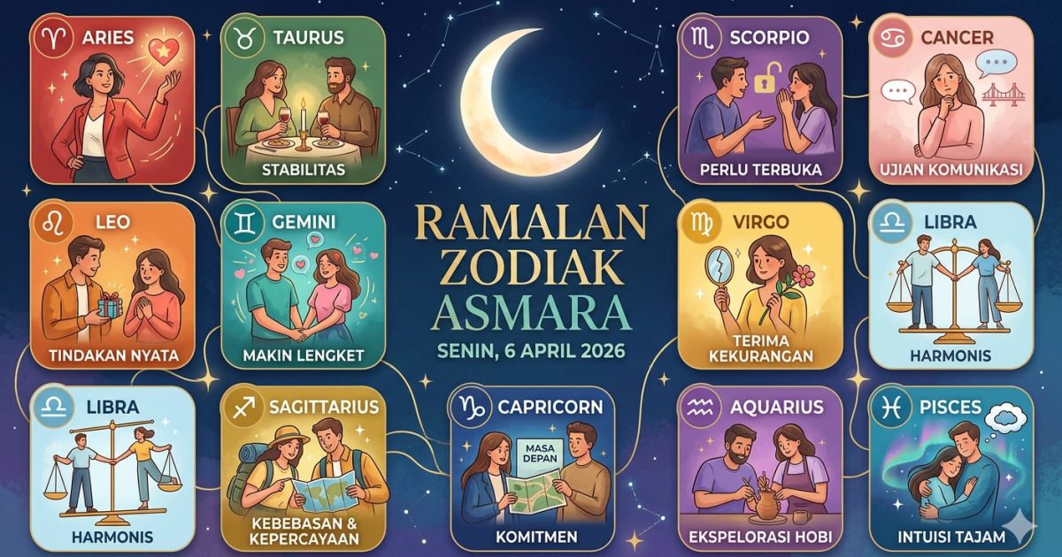 Ramalan Zodiak Asmara (Foto: AI)