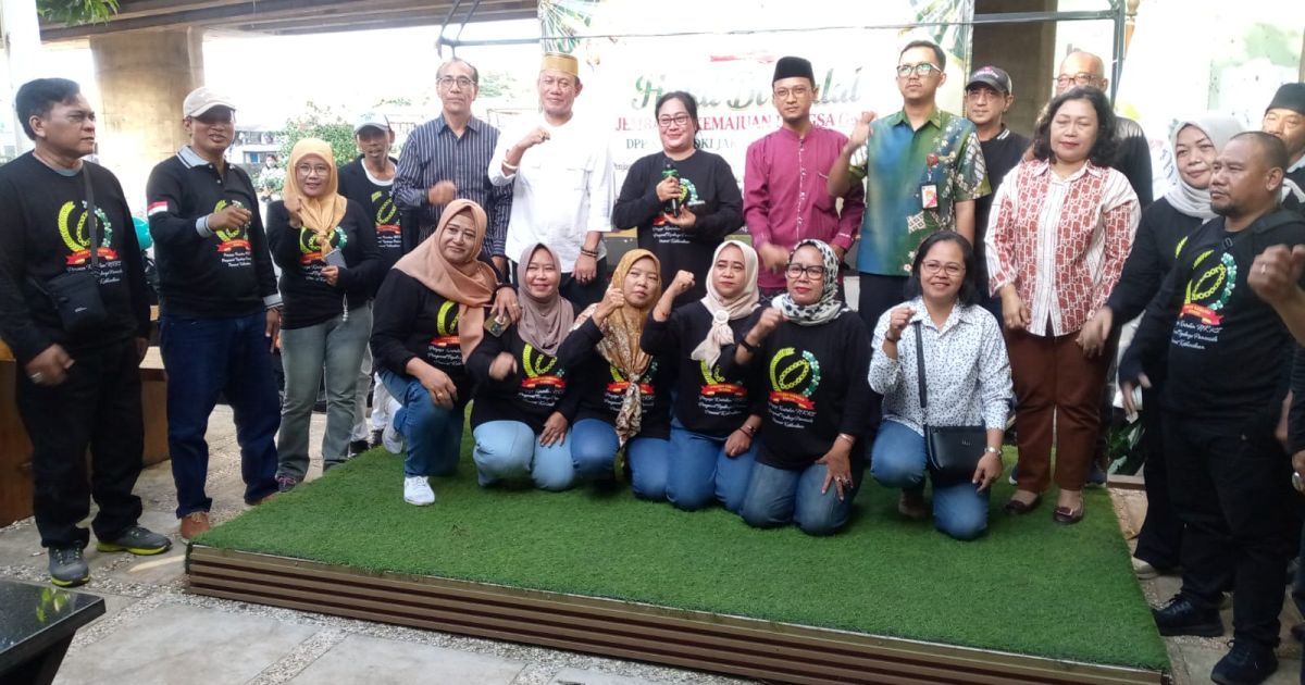 JKB menggelar Halal Bihalal (HBH) sekaligus konsolidasi internal di Ropang Taman Punggawa, Penjaringan, Jakarta Utara, Minggu (5/4/2026).foto: Alek
