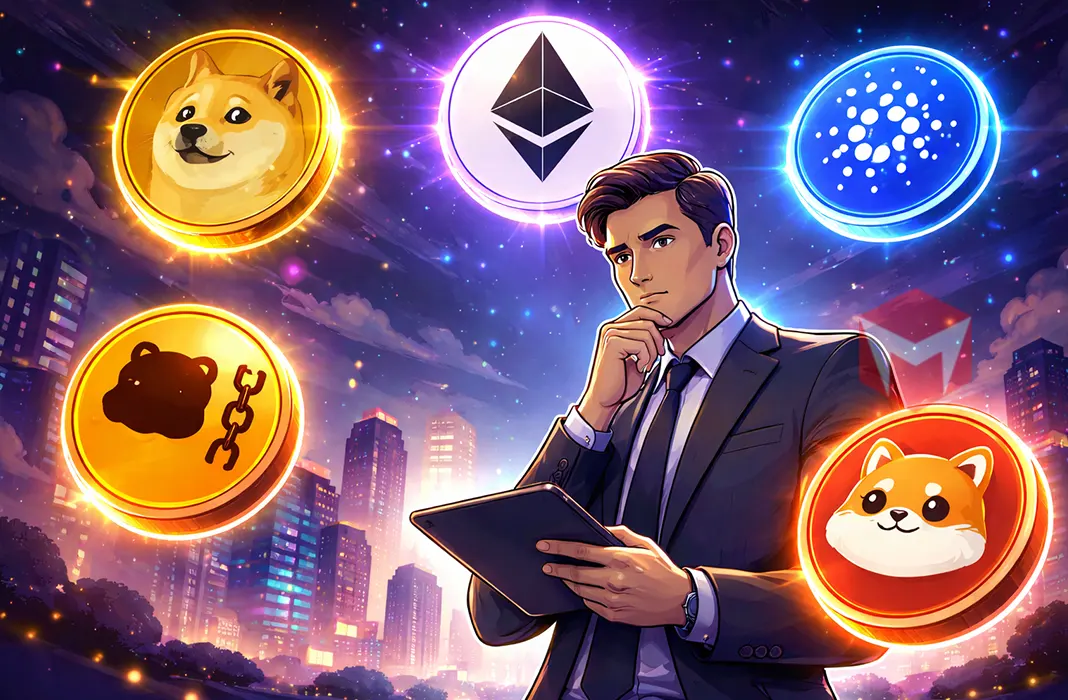 Ilustrasi: Ethereum, Dogecoin, dan Altcoin Lain di Persimpangan Jalan: Analisis Mendalam Pasar Kripto Awal April 2026