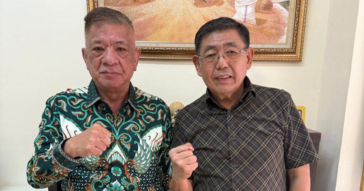 Koordinator THMP, C Suhadi SH MH bersama Dr H Eddy Ghazali SH MH.foto(Lek).