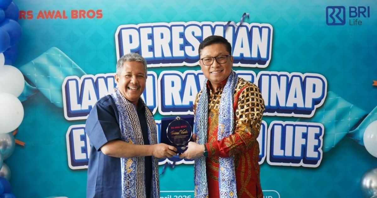 RS Awal Bros Group bersama BRI Life resmi meluncurkan fasilitas rawat inap premium The Private Suites di 10 rumah sakit wilayah Riau dan Kepulauan Riau, Rabu (8/4/2026).Foto(Narsum).