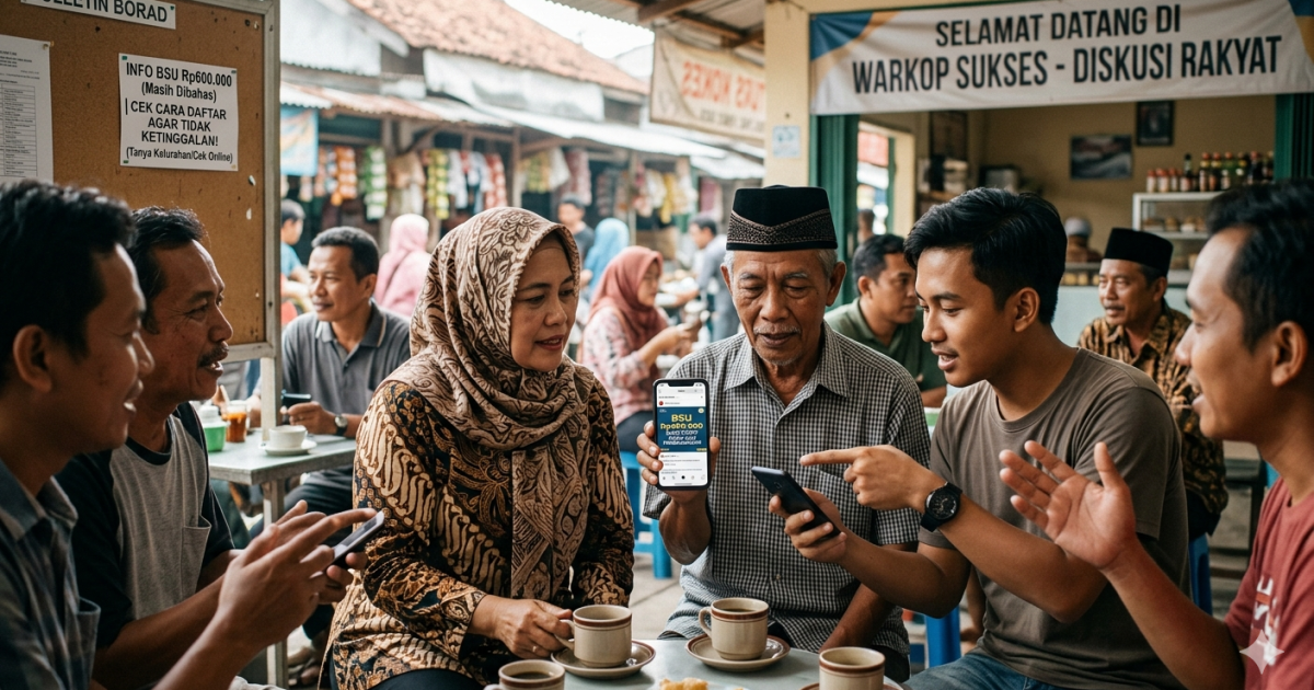 Ilustrasi BSU Rp600.000 April 2026 (foto: Gemini edited by Dayfri Bisnis Market)